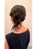 ヘアアレンジメント ボガスティーズ 溝の口店(Hair arrangement Vogusty's)&nbsp;ルーズサイドアップ/花火/浴衣ヘア/ブライダル/イベント/推し活