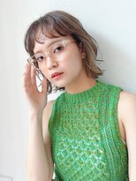 アーダー(ADER) パールベージュ×レイヤーボブ