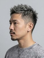 ノイセルヘアー(Noisyle Men's hair) リバースセンターパート/ニュアンスパーマ/ダウンバング/MEN'S