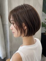 キリ 逗子(kiri)&nbsp;逗子葉山丸みショートボブ耳かけショートボブひし形ショートk59