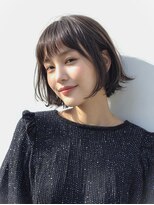 アブニール 柏たなか店(AVENIR)&nbsp;ダークパープル/ナチュラルショート/夏のヘアアレンジ/柏たなか