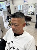 フェード/メンズショート/黒髪ショート/刈り上げ/伏見桃山メンズ