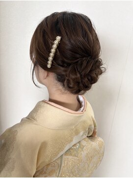 ミロワール(miroir) ヘアセット 訪問着着付け
