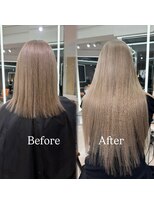 エクステ/シールエクステ専門店/梅田/ヘアセット/ヘアアレンジ/LANDS ANNEX  エクステ&nbsp;ミルクティーベージュ バージンレミーエクステ80本【大阪 梅田】