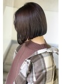 ゆったり前下がりボブ