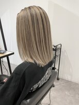 ナンバー(number+)&nbsp;20代30代ハイライトバレイヤージュブリーチ立体感透け感