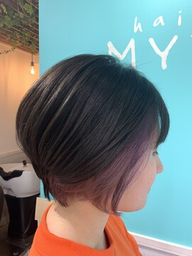 マイロ(MYRO) ミニボブ/インナーカラー/イヤリングカラー