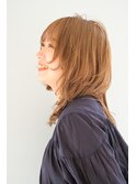 ゆるふわ大人可愛いこなれミディ/セミロング20代30代40代