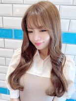 ラルムバイシー 新宿(LARME by Sea)&nbsp;韓国前髪顔周り×フェミニンハイトーン【新宿/髪質改善】