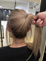 メリー オオサカ(Merly Osaka)&nbsp;外国人風ハイトーンバレイヤージュ_milk beige_