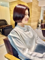 アーティクル(Article)&nbsp;【Article二子玉川】大人ピンクパープルミニボブ