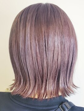 ククル ヘアー(cucule Hair) 京都・西院cuculehair ピンクベージュ☆ボブ