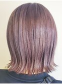 京都・西院cuculehair ピンクベージュ☆ボブ