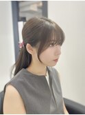 結んでも可愛い前髪・顔まわりカット/大阪/梅田