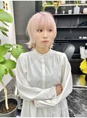 【韓国風】《ペールピンク》ブリーチ/ケアブリーチ/ダブルカラー