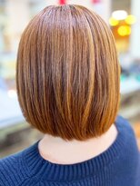 アークスヘアー&nbsp;20代30代40代ハイライトキャラメルブラウン大人ボブ立体感