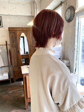 オーパスアミカ(OPUS AMICA) ショートウルフ×ピンクラベンダー