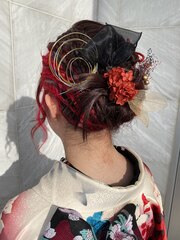 成人式ヘアセット