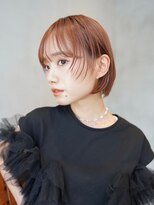 ニコ トウキョウ 渋谷(nico TOKYO)&nbsp;切りっぱなし/ボブ/ピンクブラウン