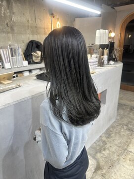 エタ(eta) 【eta】オリーブグレー×ロングレイヤー　/金井