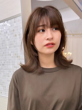 アンフィニー 銀座(ANFINI) 黒髪/ボブルフ/ネビージュ/小顔/ワンレン/銀座/髪質改善/前髪