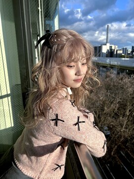 ザ オーダー(THE ORDER) ミルクティー/ホワイトベージュ/ブロンド/パーマアレンジ