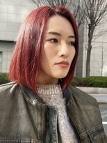 メリケンビューティーパーラー コウベ(MERICAN BEAUTY PARLOR KOBE)&nbsp;【夏　アプリコットオレンジ　ハイライトも任せてね】牧田じゅん