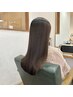 美髪矯正ストレート＋カット＋トリートメント　￥22500