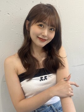 ルームバイシー 新宿(Loom. by Sea) *くびれヘア×ミルクティーベージュ【韓国ヘア/ワンホンヘア】