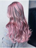 ロングチェリーブラウン韓国ヘア美髪_ba426561