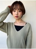 小顔矯正立体カットひし形ショーウルフトボブp1戸田公園20代30代