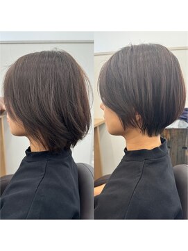 ムー(muu) 襟足スッキリショートボブ【高崎/高崎問屋駅/井野】