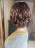 ボブパーマ髪質改善うるツヤカラー美髪リペア