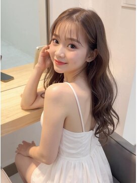 ライズ ネックス ザ サロン 渋谷(LIZE nex the salon) 【ロングヘア　前髪あり　韓国ヘア　#7】#渋谷駅#韓国#髪質改善