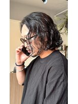 アイダブリューティー ヘア デザイン(IWT hair design)&nbsp;メンズミディアムパーマ【大名/メンズカット/パーマ】