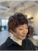 前回のデザインカラーを活かしたショート
