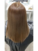 アンベル(ANBEL)&nbsp;ブリーチハイライト髪質改善ダブルカラーレイヤーカット縮毛矯正