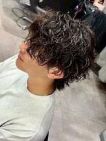 アノ(Ano.) 大分シャドウパーマメンズマッシュ波巻きパーマツイストパーマ