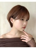 【岩田莉奈】ナチュラルレイヤーショートでひし形シルエット新宿