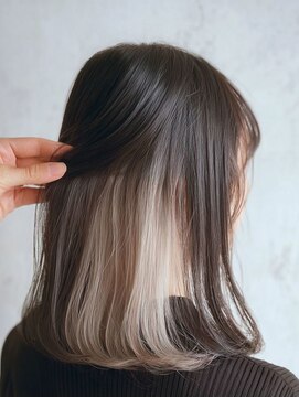 アースモード 亀戸店(EARTH Mode) 大人上品◎セミロングインナーカラー×冬のブラウン系