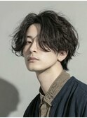 フェザーパーマ/メンズカット[メンズパーマ/吹田/江坂/州網矯正]