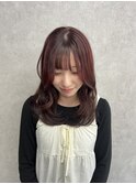 佐賀/暖色カラー/ピンクカラー/ボルドーカラー/透明感カラー