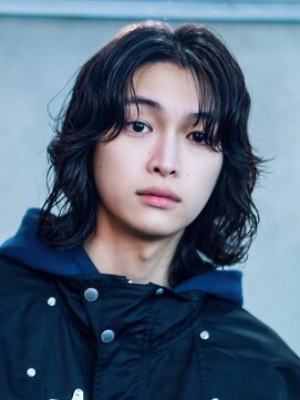 アンサー 原宿(ANSWER) メンズボブメンズミディアムパーマニュアンスパーマルーズパーマ