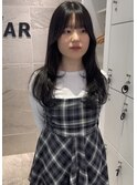 レイヤーカット　　ダークグレー