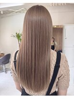 零秒女髪 千里丘店&nbsp;髪質改善で叶える上品な艶ロングヘアカラー艶髪美髪艶カラー艶感