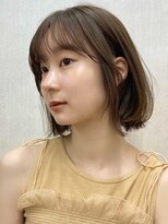 ガーデントウキョウ(GARDEN Tokyo)&nbsp;ワンカール/ボブ/ミディアム/透明感カラー/オリーブカラー