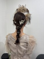 ラコヘアー(laco hair)&nbsp;編み下ろしヘア