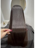 【咲style】髪質改善縮毛矯正で扱いやすい髪に