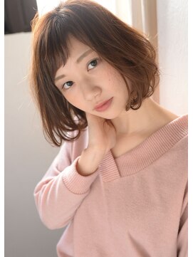 コカブ 本山(KOCHAB) しっとり動くアッシュドレープボブ