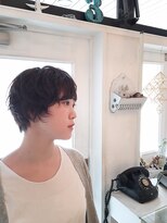 カミヤ(kamiya)&nbsp;【kamiya】パーマ風ショートヘア